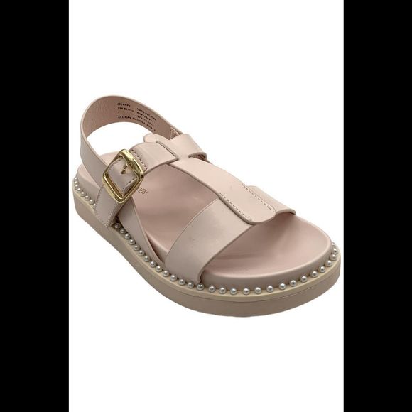 Steve Madden Kids Girl's Slappy Singback Sandal Blush - Medium - Picture 1 of 3